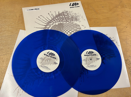 Arcade Sound - LOOP - WOLFFLOW   (2LP BLUE VINYL EDITION) front cover