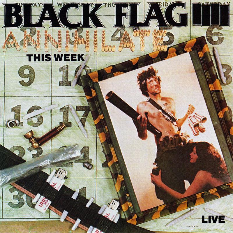 Arcade Sound - Black Flag - Annihilate This Week - LP front cover