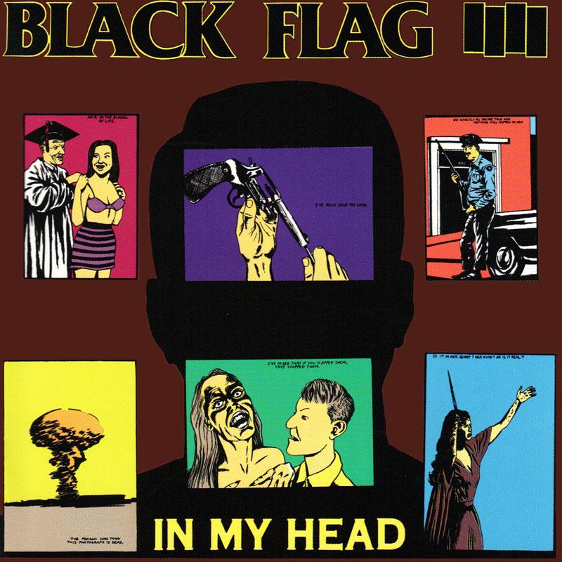 Arcade Sound - Black Flag - In My Head - LP front cover