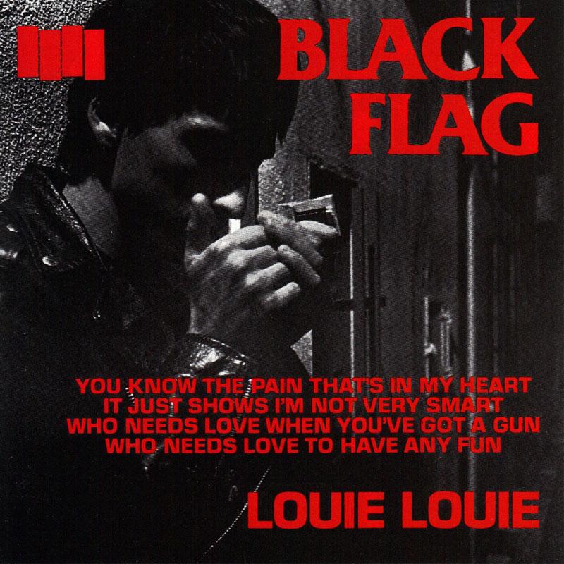 Arcade Sound - Black Flag - Louie, Louie - 7" front cover