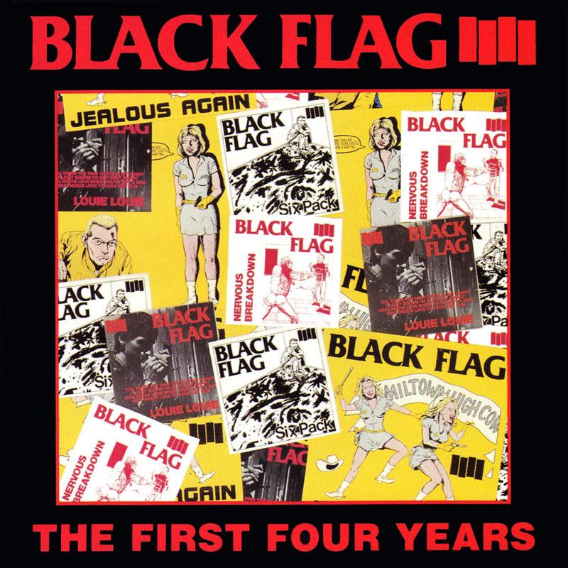 Arcade Sound - Black Flag - The First Four Years - LP front cover