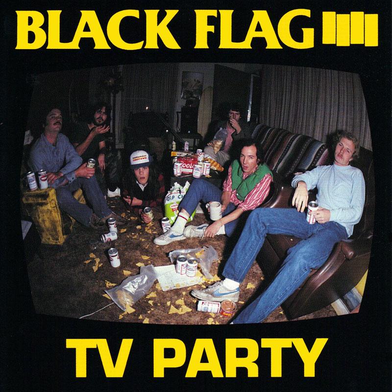 Arcade Sound - Black Flag - TV Party - LP front cover