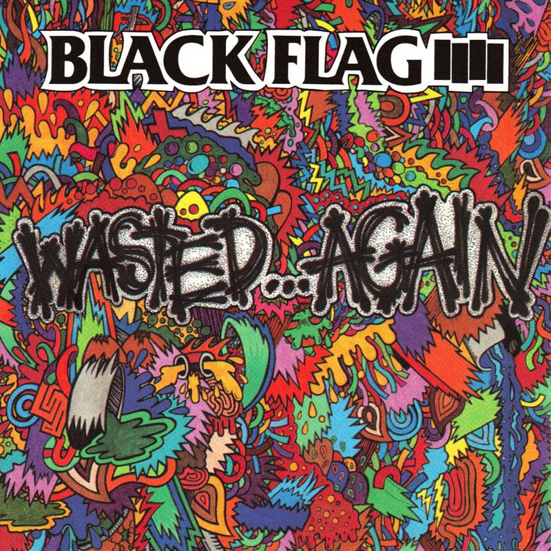 Arcade Sound - Black Flag - Wasted Again - LP front cover