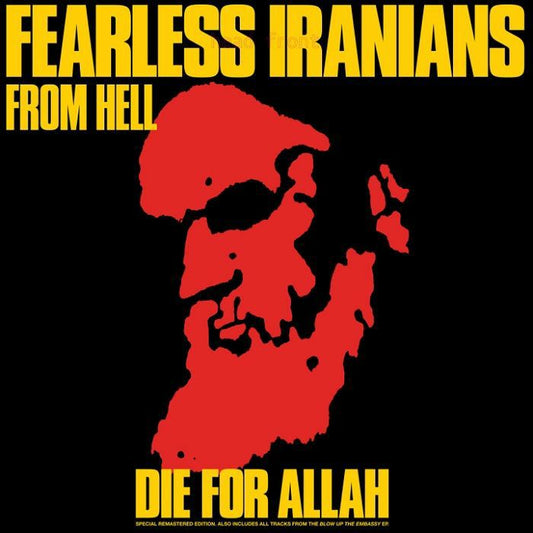 Arcade Sound - Fearless Iranians From Hell - Die For Allah - LP front cover