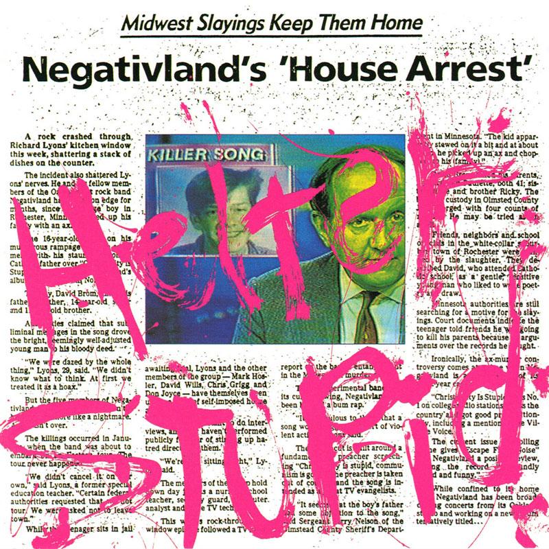 Arcade Sound - Negativland - Helter Stupid - LP front cover