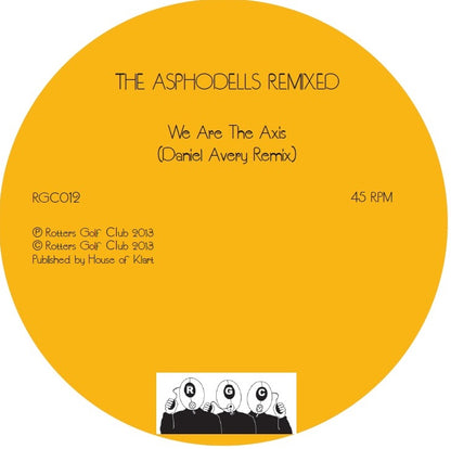 Arcade Sound - The Asphodells - Remixed (Wooden Shjips & Daniel Avery) - LP 12" front cover